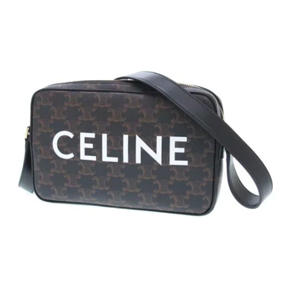 Celine Messenger Bag Triomphe canvas Black - Picture 1 of 9